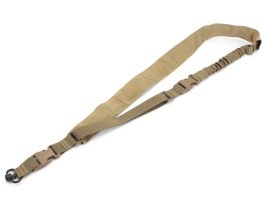 Tactical single point bungee rifle sling with QD mount - TAN [Imperator Tactical]