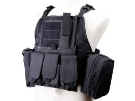 Tactical vest KINGRIN M4 600D - Black [Imperator Tactical]
