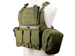 Gilet tactique KINGRIN M4 600D - Olive Drab [Imperator Tactical]