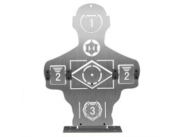 Training metal target 46x34cm - Silver [Imperator Tactical]
