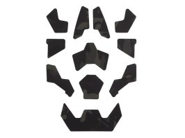 Suché zipy na helmu - Multicam Black [Imperator Tactical]