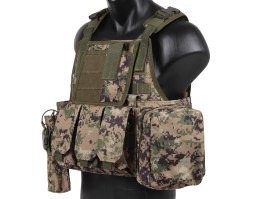 Tactical vest KINGRIN M4 600D - Digital Woodland [Imperator Tactical]