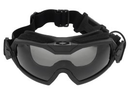 Tactical anti-fog goggles Black - clear, smoke [Imperator Tactical]