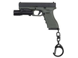 Keychain G 17 (1:4) - Black/Olive [Imperator Tactical]