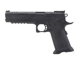 PVC 3D nášivka ve tvaru pistole Hi-Capa - černá [Imperator Tactical]