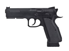 PVC 3D nášivka ve tvaru pistole CZ Shadow - černá [Imperator Tactical]
