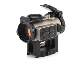 ZV-1 Red Dot Sight with low mount and riser - TAN [JJ Airsoft]