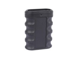 CNC polohovatelná vertikální rukojeť 0-8°, kov (M-LOK & KeyMod) – černá [JJ Airsoft]