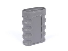 Polohovatelná vertikální rukojeť 0-8°, Nylon (M-LOK & KeyMod) – šedá [JJ Airsoft]