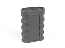 Polohovatelná vertikální rukojeť 0-8°, Nylon (M-LOK & KeyMod) – olivová (OD) [JJ Airsoft]
