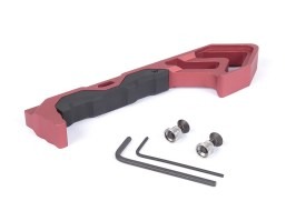 CNC Aluminum TD MOD Grip for KeyMod Forend - Red [JJ Airsoft]