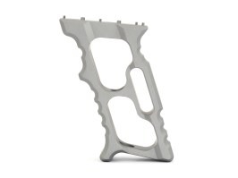 CNC hliníková rukojeť TD Minivert pro KeyMod / M-LOK předpažbí - šedá [JJ Airsoft]