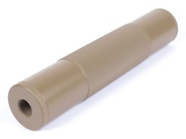 Imitace tlumiče hluku, závit (+/-)14mm - TAN [JJ Airsoft]