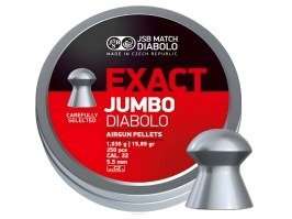 Diabolky EXACT Jumbo 5,52mm (cal .22) / 1,030g - 250ks [JSB Match Diabolo]