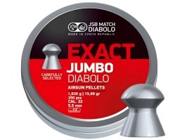 Diabolos EXACT Jumbo 5,51mm (cal .22) / 1,030g - 250g - 250db [JSB Match Diabolo]