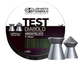 Diabolos MATCH TEST 4,50mm (cal .177) pour pistolet - 7x50pcs [JSB Match Diabolo]