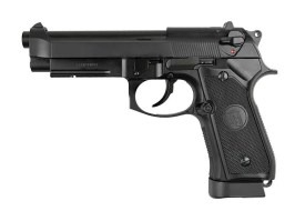 Pistolet airsoft M9 A1 - noir - tout métal, blowback - CO2 [KJ Works]