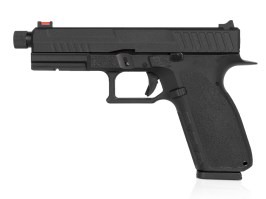 Airsoft pistol KP-13, barrel with thread, blowback with (GBB) - black [KJ Works]