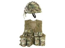 Dětská sada vesty a helmy Kids - BTP [KOMBAT Kids]