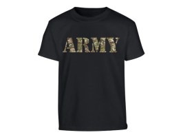 Kids T-shirt ARMY - Black [KOMBAT Kids]