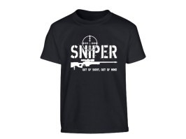 Kids T-shirt SNIPER - Black [KOMBAT Kids]