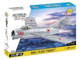 Stavebnice Korean War MIG-15 Fagot (1:32) [Cobi]