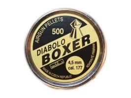 Diabolos BOXER 4.5mm (cal .177) - 500pcs [Kovohute CZ]
