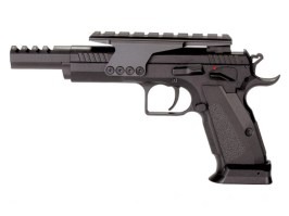 Airsoftová pistole CZ75 Competition model - celokov, CO2 blowback [KWC]