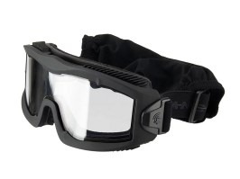 Airsoft Mask AERO Series Thermal, black - clear [Lancer Tactical]