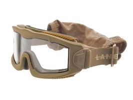 Ochranné brýle AERO Series Thermal, TAN - čiré [Lancer Tactical]