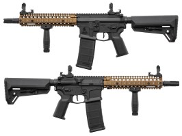 Airsoft rifle LT-18 GEN2 MK18 NSR - black/bronze [Lancer Tactical]