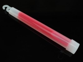 Jednorázový 15cm Lightstick, chemické světlo - červená []