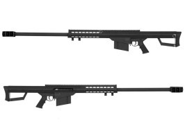 M82 (LT-20) spring action airsoft sniper rifle - black - DAMAGED [Lancer Tactical]