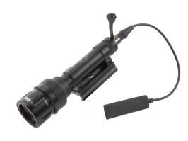 M620V Tactical LED Flashlight with Strobe Function with RIS Mount - Black [Night Evolution]