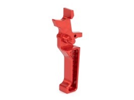 CNC Aluminum trigger Ver.4 for M4 - Red [Mancraft]