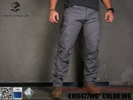 Maskáčové bojové kalhoty E4 - Wolf Grey [EmersonGear]
