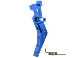 CNC alumínium Advanced Trigger (B stílus) M4-hez - kék [MAXX Model]
