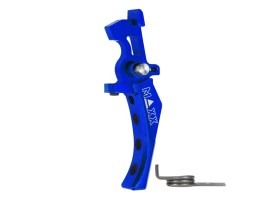 CNC Aluminum Advanced Speed Trigger (Style D) for M4 - blue [MAXX Model]