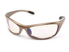 Safety glasses Spider (SPIESP) bronze - transparent lens [Bollé]