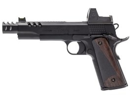 Pistola de airsoft GBB CS Defender Pro MEU Red Dot, Negra [Vorsk]
