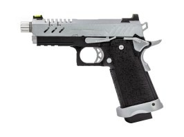 Airsoftová pistole Hi-Capa 3.8 PRO, GBB - stříbrná [Vorsk]