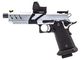 Pistolet Airsoft GBB CS Hi-Capa Vengeance Red Dot, Silver [Vorsk]