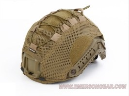 Hybrid AG style OPS-CORE FAST Helmet Cover - Coyote Brown [EmersonGear]