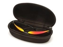 Hard case for glasses (with zipper) [Pyramex]