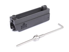 Ocelový CNC závěr s Magnetic NPAS nabíjecí tryskou pro WE V3 GBB SCAR L [RA-Tech]