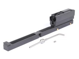 Ocelový CNC nosič závěru a táhlo s Magnetic NPAS nabíjecí tryskou pro WE V3 GBB SCAR L [RA-Tech]