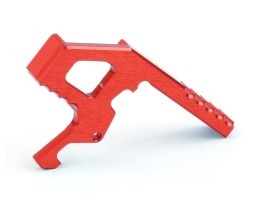 CNC zvětšení natahovací páky M4, typ A - Červená [RetroArms]