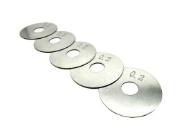 INOX gearbox shims (20*5,5*0,2mm) - 5pcs [RetroArms]