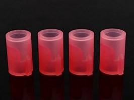 Set of 4pcs flat hop-up rubber 80° for TAC-41 GBB - red [Silverback]