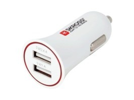USB car charger DC27, 2xUSB-A, 3400mA [SKROSS]